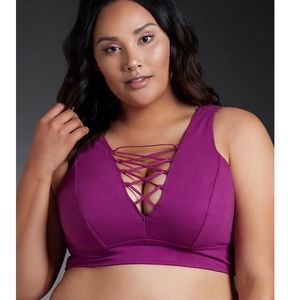 Torrid Cropped Ladder Front Bralette